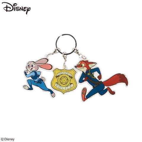 3連アクリルチャーム（ニック&ジュディ）