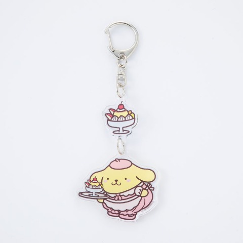 2連アクリルキーホルダー（ポムポムプリン）