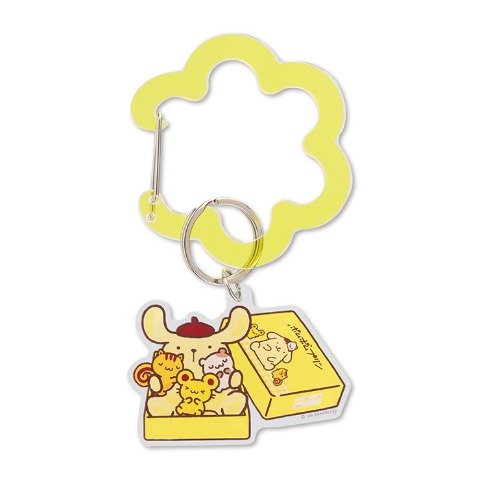 アクリルカラビナ（ポムポムプリン）