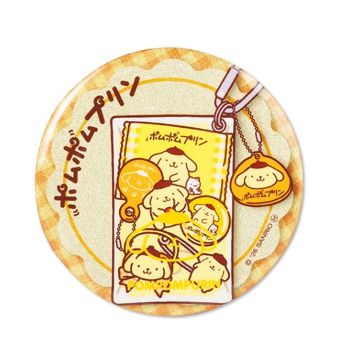缶バッジ（ポムポムプリン）