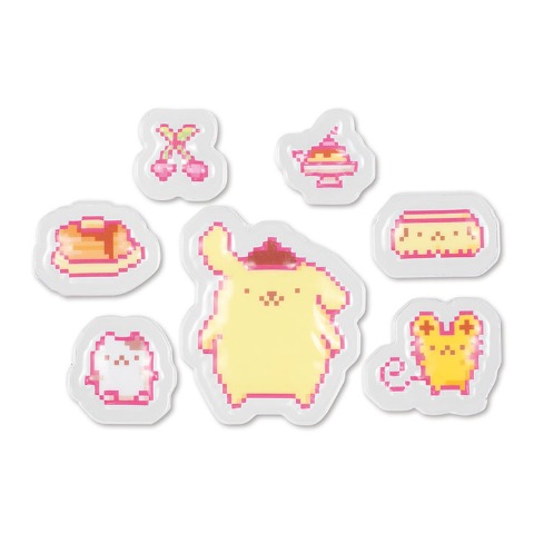 ぷくぷくステッカー（ポムポムプリン）