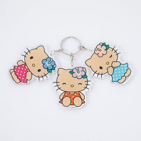 3連アクリルチャーム（ハローキティ）