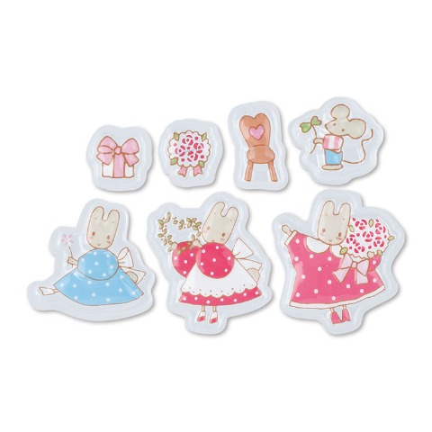 ぷくぷくステッカー（マロンクリーム）