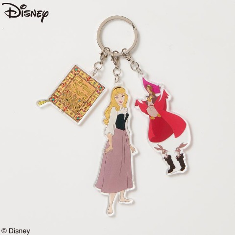 3連アクリルキーチャーム（眠れる森の美女）