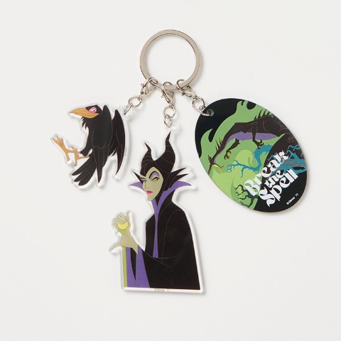 3連アクリルキーチャーム（マレフィセント）