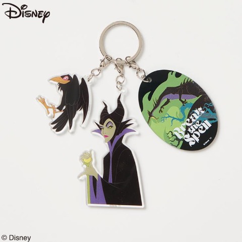 3連アクリルキーチャーム（マレフィセント）