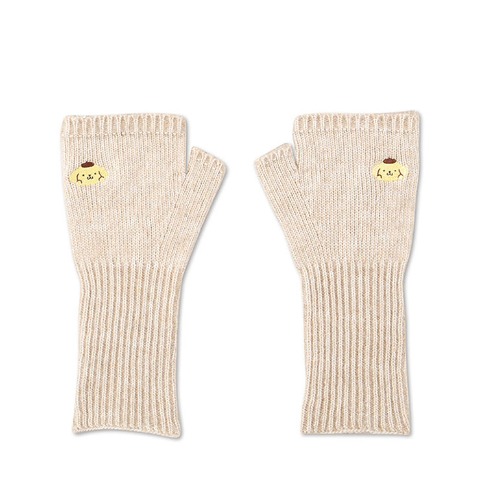 指付きアームウォーマー（ポムポムプリン）