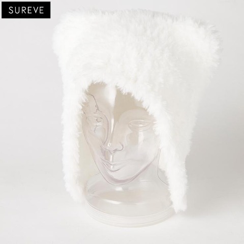 耳付ニット帽（egg×SUREVE）