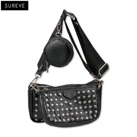 レディース　ポーチ付ショルダーバッグ（SUREVE）
