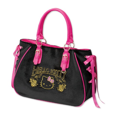 ベロアトートバッグ（ハローキティ）