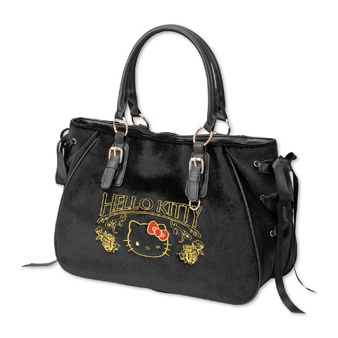 ベロアトートバッグ（ハローキティ）