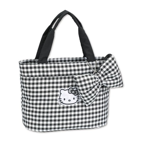 リボンチャーム付トートバッグ（ハローキティ）