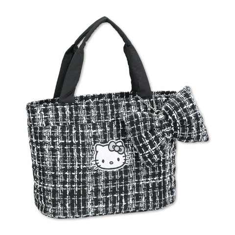 リボンチャーム付トートバッグ（ハローキティ）