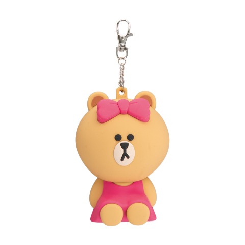 ポーチ付エコバッグ（LINE FRIENDS　チョコ）