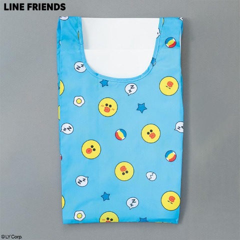 ポーチ付エコバッグ（LINE FRIENDS　サリー）