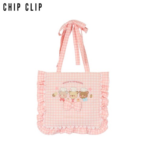 フリルトートバッグ（CHIP CLIP×五月アイ）