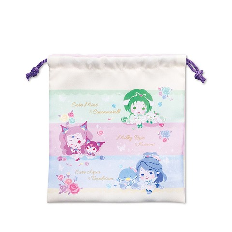 巾着S（Yes!プリキュア5 GoGo!×Sanrio characters）