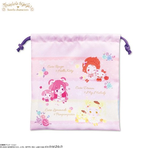 巾着S（Yes!プリキュア5 GoGo!×Sanrio characters）