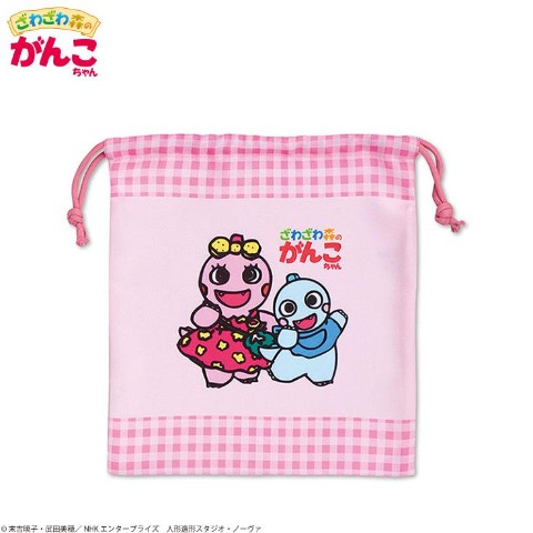 巾着M（がんこちゃん・がんぺーちゃん）