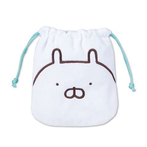 リバーシブルぬいぐるみ巾着（うさまる）