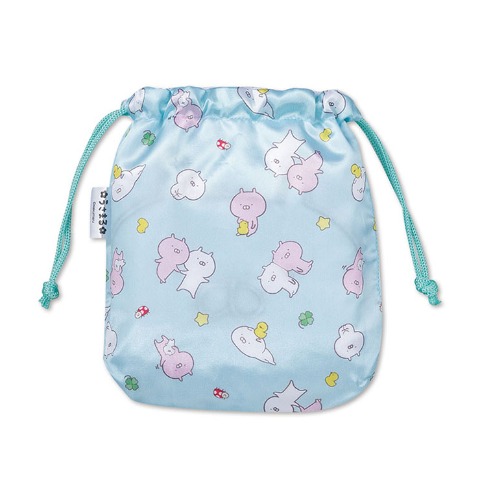 リバーシブルぬいぐるみ巾着（うさまる）