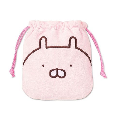 リバーシブルぬいぐるみ巾着（うさまる）