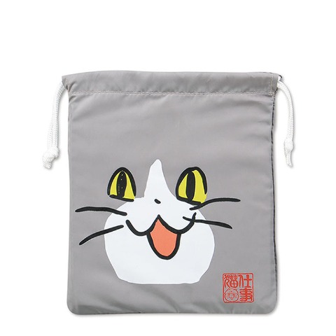 巾着S（仕事猫）