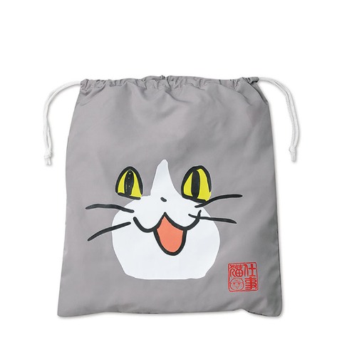 巾着M（仕事猫）