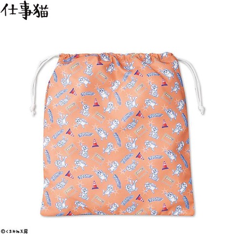 巾着M（仕事猫）