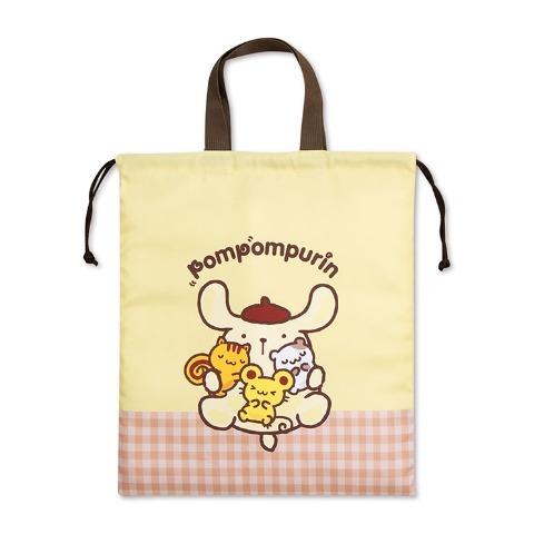 巾着L（ポムポムプリン）