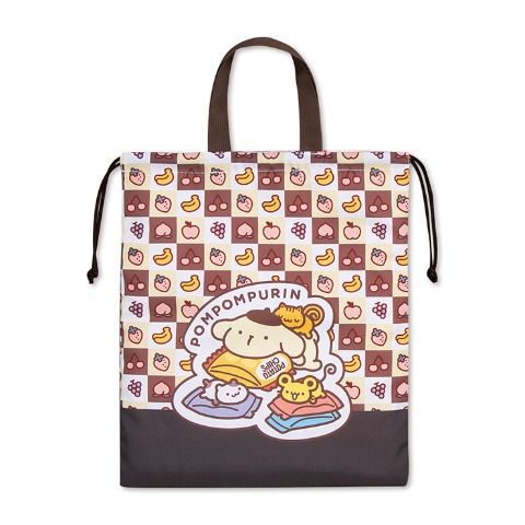 巾着L（ポムポムプリン）