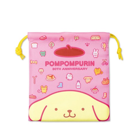 巾着S（ポムポムプリン）
