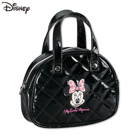 ボストンバッグ型ポーチ（ミニーマウス）
