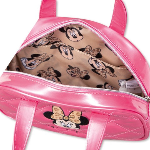 ボストンバッグ型ポーチ（ミニーマウス）