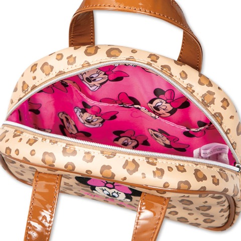 ボストンバッグ型ポーチ（ミニーマウス）