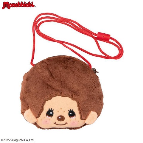 ネックストラップ付ポーチ（モンチッチ）