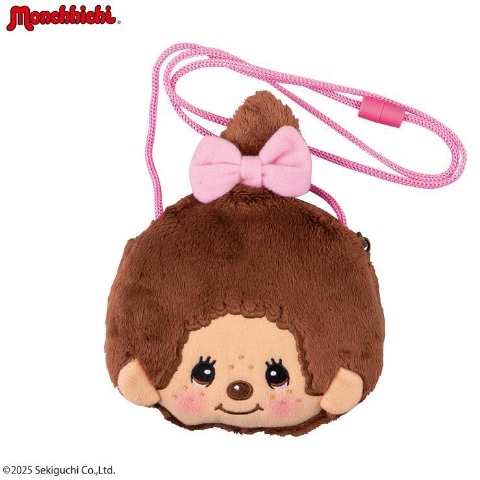 ネックストラップ付ポーチ（モンチッチ）
