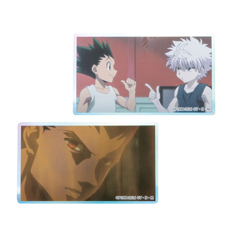 ステッカー2枚セット（アニメ『HUNTER×HUNTER』） | アベイル