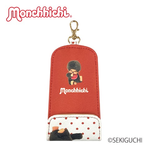 リール付キーケース（モンチッチ）