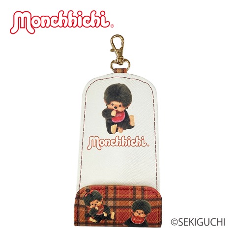 リール付キーケース（モンチッチ）