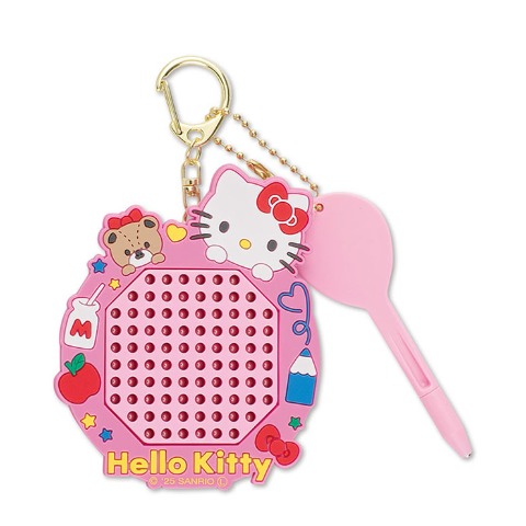 お値下げ可能】アベイル ピンク ゼブラ キティ キーホルダー付