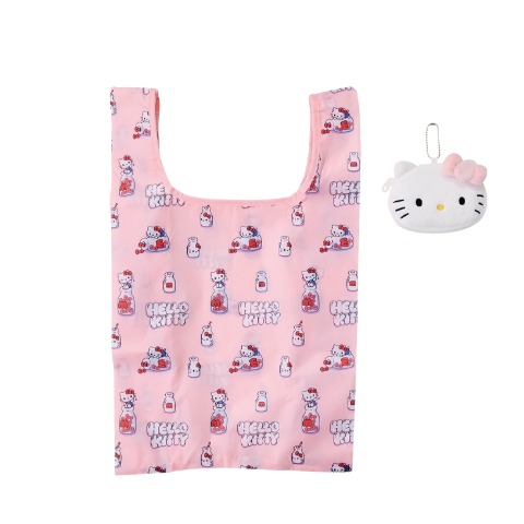 ポーチ付ショッピングバッグ（ハローキティ）