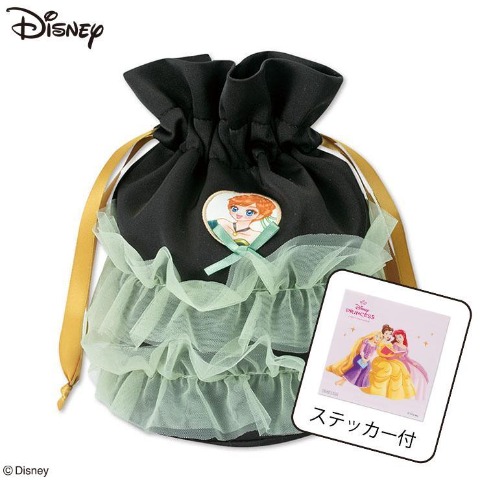 ステッカー付ダイカット巾着（アナ）