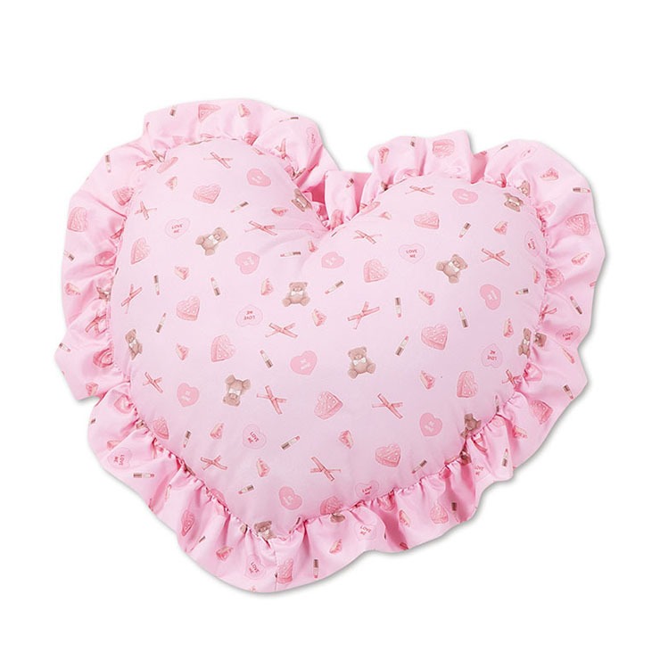 BABY*ハート型ロゴ入りクッション　ノベルティ　レア　未使用 BABY*ハート型ロゴ入りクッション ノベルティ レア 未使用 【公式通販】