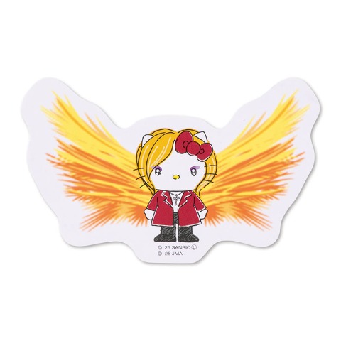 ステッカー付腰当てクッション（Yoshikitty）