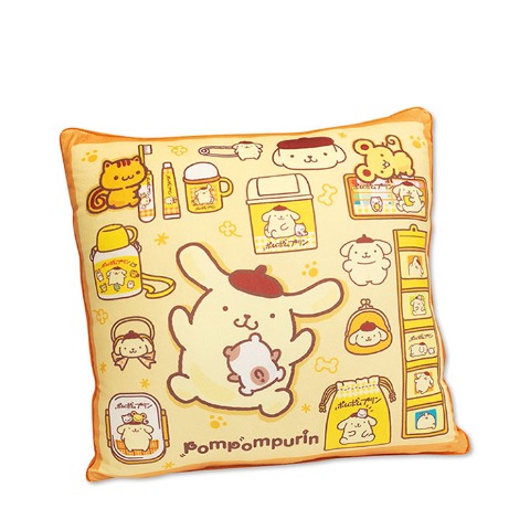 背当てクッション（ポムポムプリン）