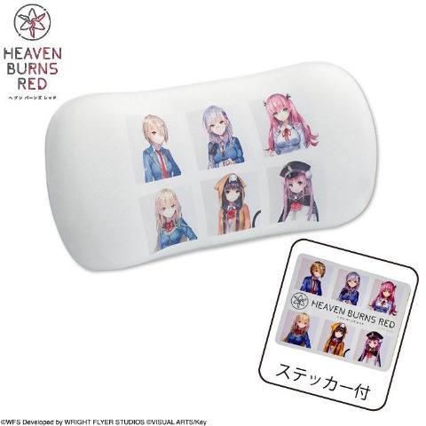 ステッカー付腰当クッション（ヘブンバーンズレッド）