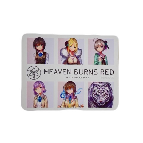 ステッカー付腰当クッション（ヘブンバーンズレッド）