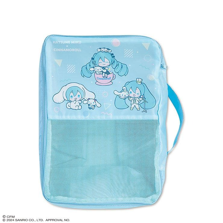 圧縮できるトラベル収納ケースM（初音ミクxCinnamoroll