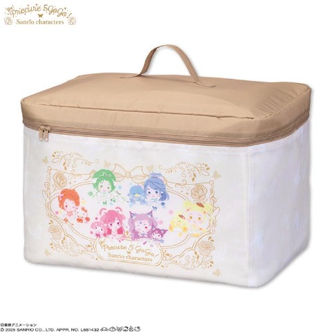 フタ付収納ボックス（Yes!プリキュア5 GoGo!×Sanrio characters）